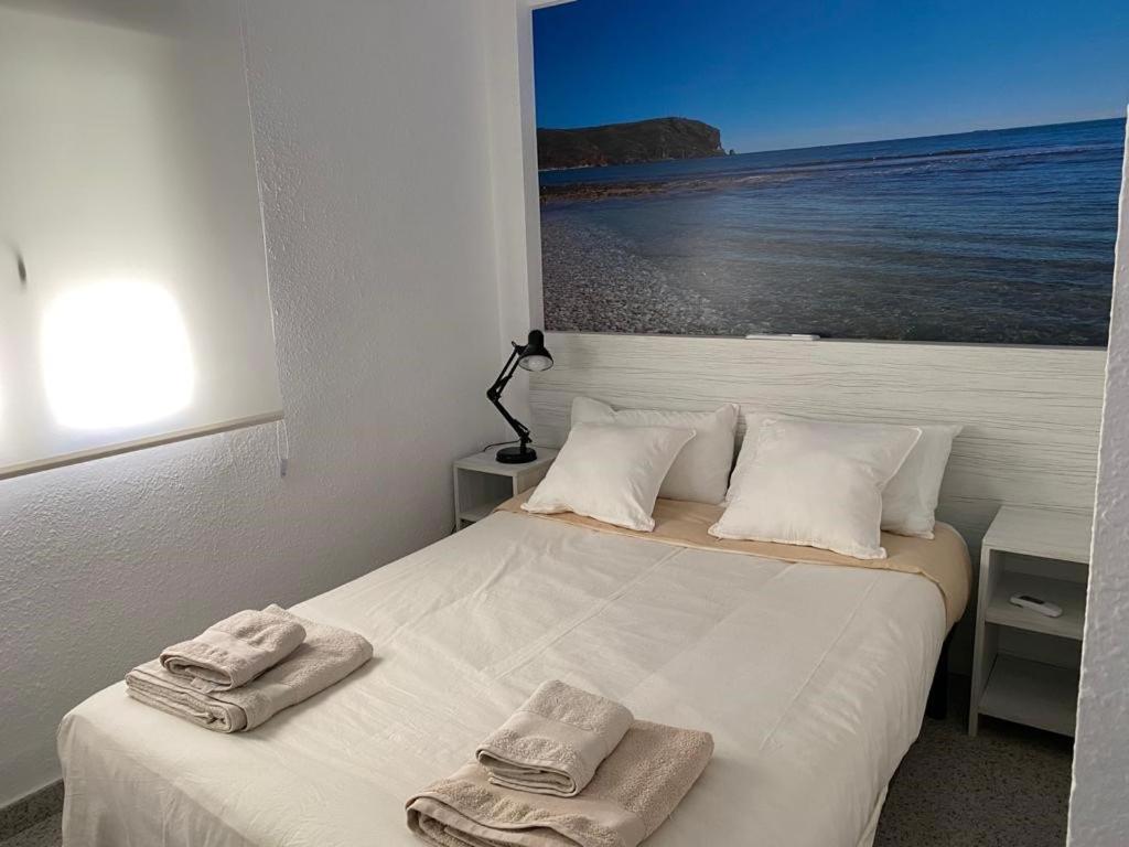 Apartamento Rosarioyemma - Primera Linea De Playa Con Vista Mar Jávea Zewnętrze zdjęcie